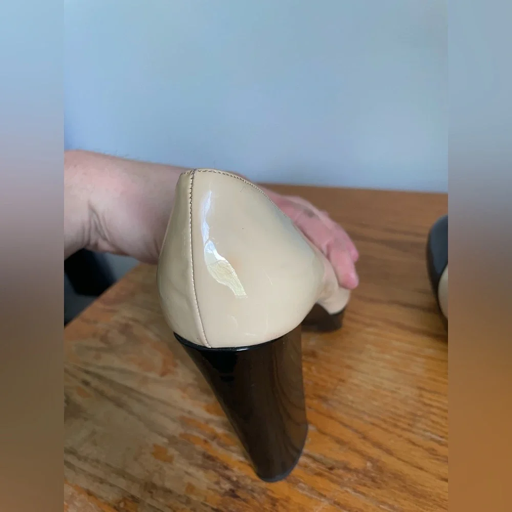 Miu Miu Patent Leather Block Heels Womens Size 39 - Picture 9 of 9